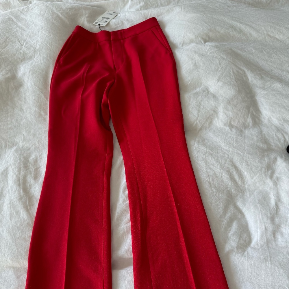 Zara  NWT Red Pants